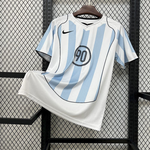 MAILLOT NIKE DRI-FIT 90 BLANC/BLEU 2025/2026