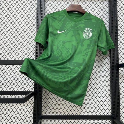 MAILLOT PRÉ-MATCH SPORTING LISBONNE 2025/2026